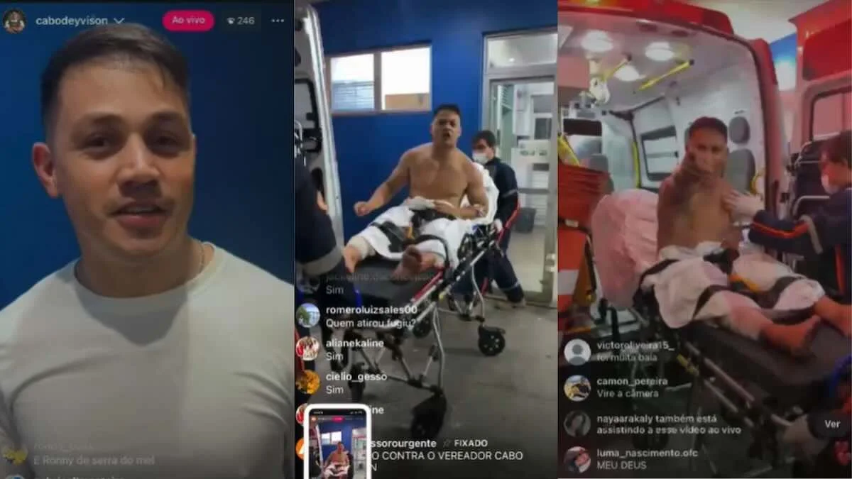 Vereador é baleado durante live; assessor morre