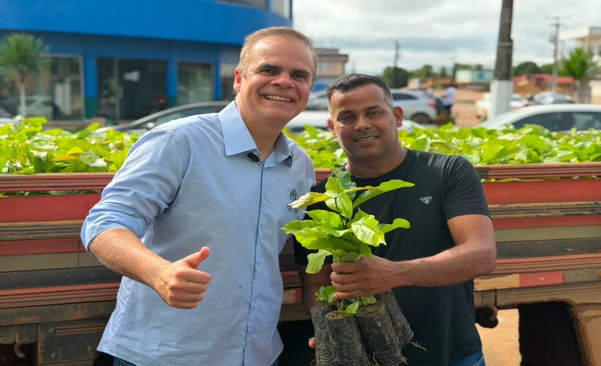 Deputado Alan Queiroz destina mudas de café para fortalecer produção rural em Candeias do Jamari