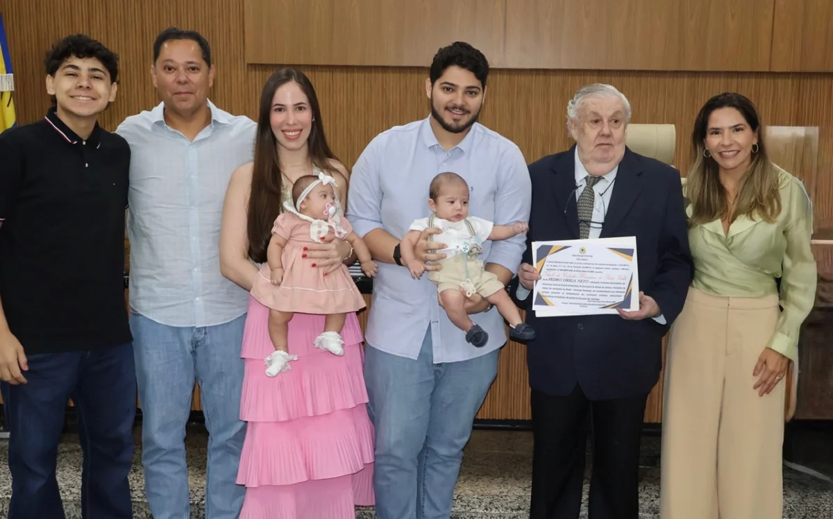 Pedro Origa e família