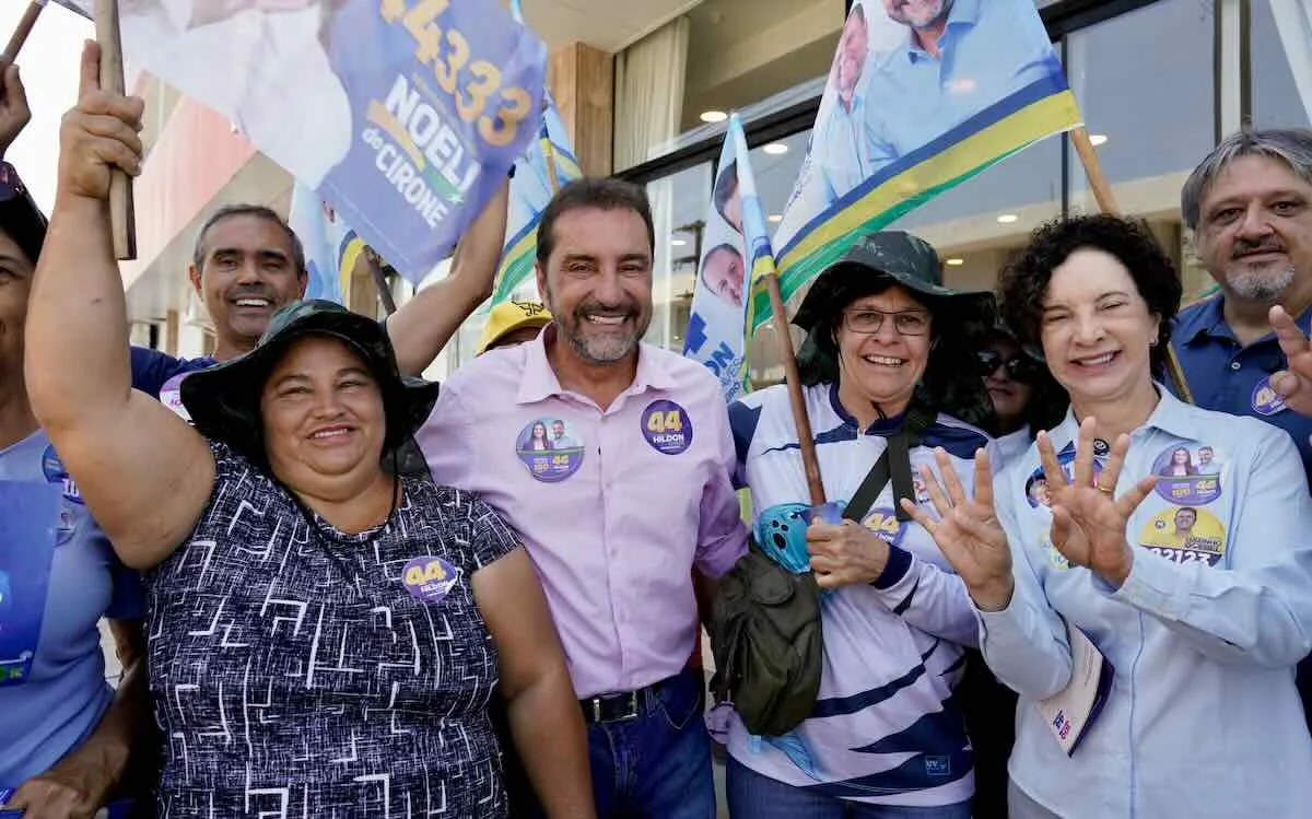 Vera Paixão e Hildon Chaves percorrem Vilhena em agenda de campanha