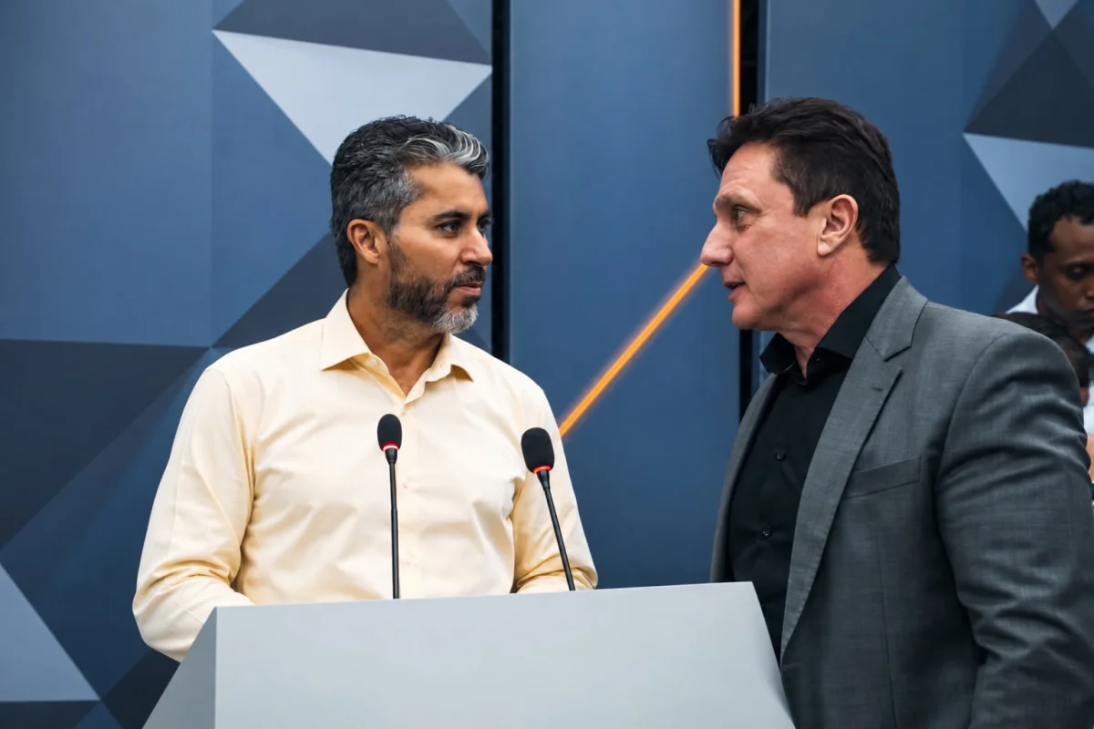Nelson Canedo e Marcos Rogério